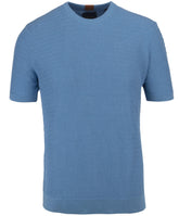 Half sleeve knitted crew